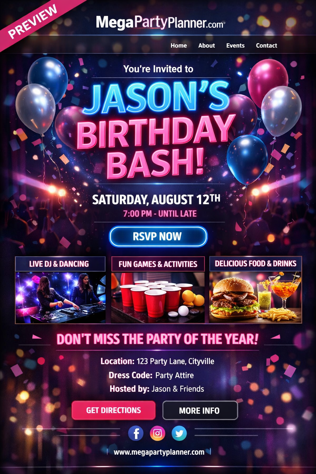 Happy Birthday Bash 18